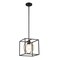 Designers Fountain Kew Gardens 60 Watt 1 Light Matte Black And Old Satin Brass Pendant D276M-10P-MB - alternate 1